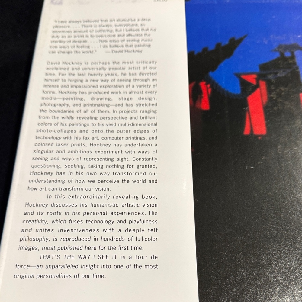David Hockney Art Book That is the Way I See it - Picture 5 of 8